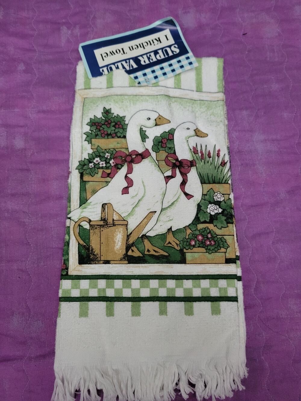 Retro Goose Cottage CORE Kitchen Towel NEW
